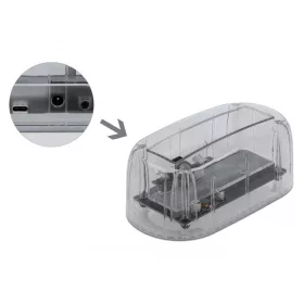   Delock USB Type-C  Dokkoló Állomás 1 x SATA HDD / SSD számára, átlátszó (DL-64089)