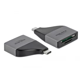  Delock USB Type-C  kártyaolvasó SD / MMC + Micro SD memóriakártyákhoz   kompakt kialakítású (DL-64117)