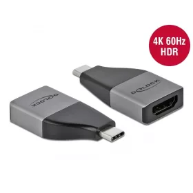   Delock USB Type-C  adapter HDMI (DP Alt Mode) 4K 60 Hz + HDR   kompakt kialakítású (DL-64119)