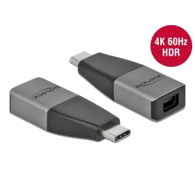   Delock USB Type-C  adapter mini DisplayPort (DP Alt Mode) 4K 60 Hz   kompakt kialakítású (DL-64121)