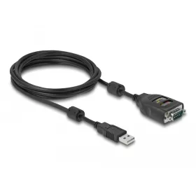   Delock Adapter USB 2.0 A-típusú - soros RS-232 D-Sub 9 tűs 2.5 kV galvanikusan izolált 2 m (DL-64154)