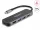 Delock 3 portos USB Hub és 4K HDMI kimenet USB Type-C  csatlakozóval és PD 85 Watt (DL-64171)