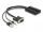Delock HDMI VGA adapter audió funkcióval 25 cm (DL-64172)