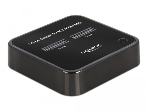 Delock M.2 dokkoló állomás 2 db. M.2 NVMe PCIe SSD-hez klón funkcióval