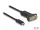 Delock Adapter USB Type-C - 1 x soros RS-232 D-Sub 9 tűs apa anyacsavarokkal 2 m (DL-64196)