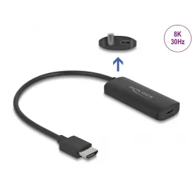   Delock adapter HDMI-A csatlakozó USB Type-C csatlakozóaljzathoz (DP Alt mód) 8K (DL-64212)