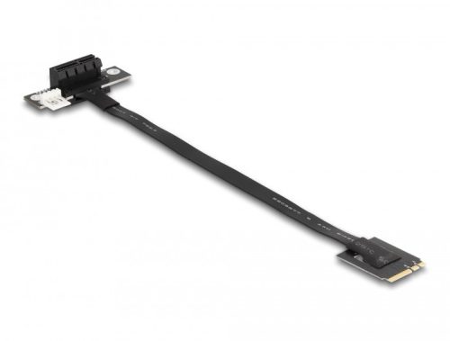 Delock M.2 kulcs A+E - PCIe x1 NVMe adapter hajlított 20 cm hosszú kábellel