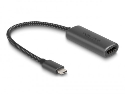 Delock USB Type-C  adapter HDMI (DP Alt Mode) 8K-hez HDR funkcióval alumínium