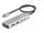 Delock USB 10 Gbps USB Type-C  hub 2 x A-típusú USB csatlakozóval és 2 x USB Type-C  csatlakozóval, valamint egy 35 cm hosszú csatlakozó kábellel