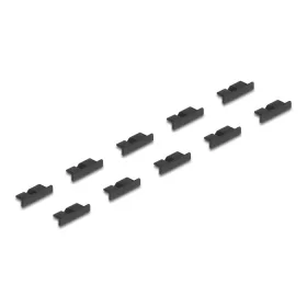   Delock Porvédő USB 3.0 Micro-B típusú kimenethez fogantyú nélkül 10 darab fekete (DL-64243)