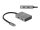 Delock USB 10 Gbps Tetején 4 USB porttal rendelkező USB Type-C  hub USB Type-C  csatlakoztatóval (DL-64249)