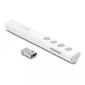 Delock USB-s Lézermutató fehér (DL-64251)