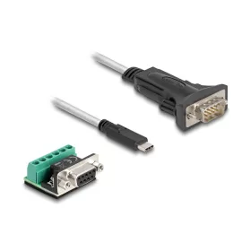   Delock USB Type-C  adapter   1 x soros RS-422/485 apa 6 tűs terminal blockkal 5 V 1 m (DL-64269)