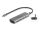 Delock USB 10 Gbps Hub 2 A-típusú USB port és 2 USB Type-C  port USB Type-C  csatlakozóval és egy további tápporttal