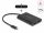 Delock USB Type-C  adapter 2 x DisplayPort 4K 60 Hz-hez DisplayLink  grafikával és USB PD-vel