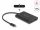 Delock USB Type-C  adapter 2 x HDMI 4K 60 Hz-hez DisplayLink  grafikával és USB PD-vel