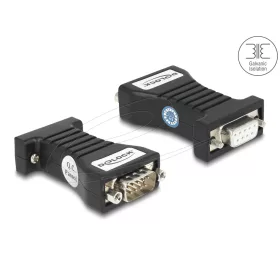   Delock Leválasztó 1 x soros RS-232 D-Sub 9 anya - 1 x soros RS-232 D-Sub 9 apa, RXD, TXD, DTR, RTS, GND 3 kV (DL-64314)