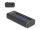 Delock 7 portos USB hub 4 10 Gbps-s porttal és 4 gyorstöltő porttal kijelzővel és kapcsolóval