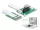 Delock Átalakító Mini PCIe apa - PCI Express x1 csatlakoztató hajlékony kábellel és USB porttal (DL-64345)