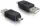 Delock adapter USB micro-B apa USB2.0 A apára (DL-65036)
