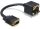 Delock adapter VGA apa VGA + 3x Cinch anyára