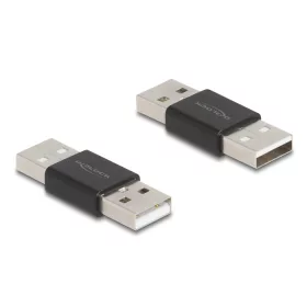 Delock A-típusú USB 2.0 fém adapter apa - apa (DL-65108)