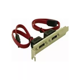   Delock Slot konzol 2x belső SATA > 2x külső eSATA (DL-65116)