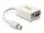 Delock Adapter mini Displayport > VGA 15 tűs anya (DL-65130)