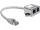 Delock RJ45 Port duplázó 1 x RJ45 dugó > 2 x RJ45 jack (2 x Ethernet) (DL-65177)