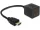 Delock adapter HDMI nagysebességű Ethernet 1x apa > 2x anya (DL-65226)