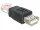 Delock Adapter USB-A female > RJ45 male, fekete (DL-65234)