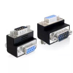   Delock adapter Sub-D 9 tűs apa >9tűs  anya 270 -ban elforgatott, fekete (DL-65267)