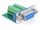 Delock Adapter Sub-D 9 pin anya > terminál blokk 10 pines (DL-65268)