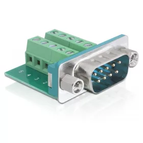   Delock adapter Sub-D 9 pines apa > terminál blokk 10 pines (DL-65269)