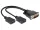 Delock DMS-59 apa > 2 x HDMI anya adapter, 20 cm (DL-65280)
