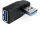 Delock adapter USB 3.0 apa-anya, vízszintesen 90 -ban forgatott (DL-65341)