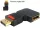 Delock Displayport apa > Displayport anya adapter, balra forgatott (DL-65377)