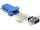 Delock adapter Sub-D 9 Pin anya > RJ45 anya, szerelő készlet (DL-65430)