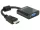Delock Adapter HDMI-A-dugós csatlakozó > VGA-csatlakozóhüvely fekete (DL-65512)