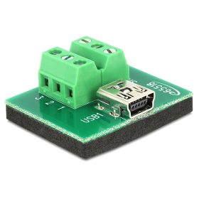   Delock adapter Mini USB anya > Terminal Block 6 pines (DL-65518)