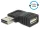 Delock EASY-USB 2.0-A apa > USB 2.0-A anya bal/jobb forgatott adapter (DL-65522)