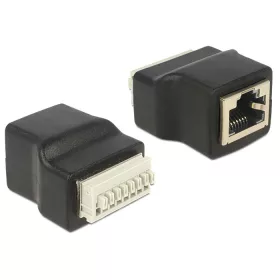   Delock RJ45 anya > Terminal Block nyomógombbal, 8 pines adapter (DL-65527)