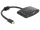 Delock Adapter mini Displayport-dugós csatlakozó > HDMI / VGA-csatlakozóhüvely fekete (DL-65553)