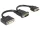 Delock adapter DMS-59 apa > DVI 24+5 hüvely + VGA anya 20 cm (DL-65555)