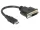 Delock HDMI mini-C dugó - DVI 24+5 pol. aljzat átalakító, 20 cm kábel (DL-65564)