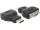 Delock Adapter Displayport-dugós csatlakozó > VGA-csatlakozóhüvely fekete (DL-65567)