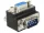 Delock Adapter Sub-D 9 tűs apa > anya 270 -os szögben cserélhető anyával és csavarral (DL-65595)
