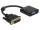 Delock Adapter DVI-D 24+1-dugós csatlakozó > VGA-csatlakozóhüvely fekete (DL-65658)