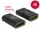 DELOCK High-Speed HDMI adapter Ethernet HDMI-A anya > HDMI-A anya 4K kimenet fordítóval fekete (DL-65659)