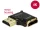 Delock adapter Gyors-sebességű HDMI Ethernettel - HDMI-A anya > HDMI-A apa 4K 90 fokos bal fekete (DL-65660)